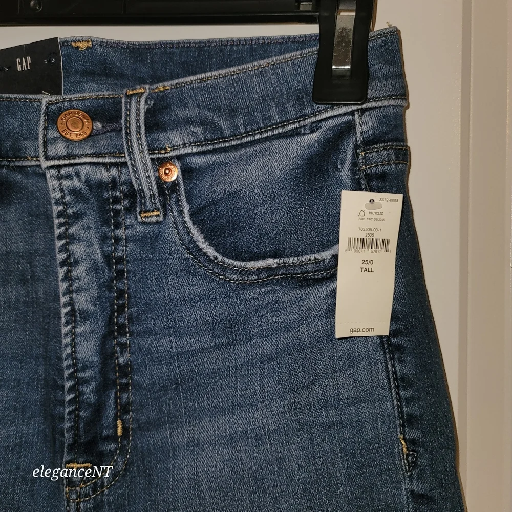 GAP Sky High Rise True Skinny Jeans Sz: 0 NWT